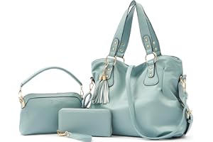 YZAOLL Women Large Crossbody Bags Ladies Satchel Shoulder Handbags Purse and Wallet Set for Women Totes Hobo Purses