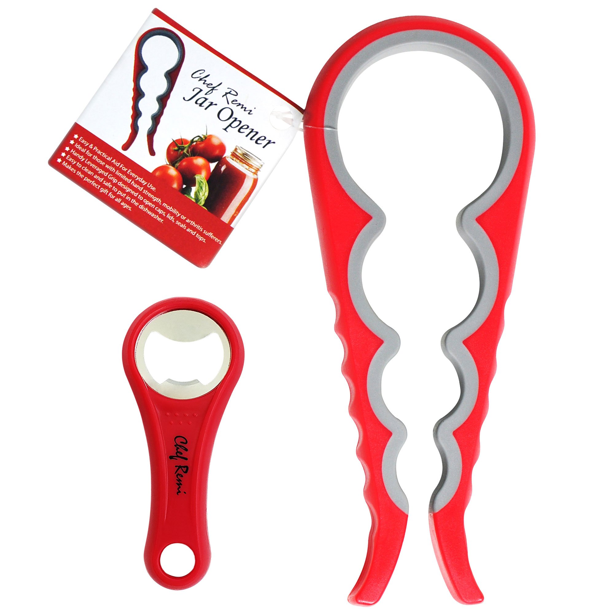 Les derniers Ouvre-bocal – Garantie de remplacement à vie – N ° 1 nominal de cuisine de maintien pour couvercles tenaces, Caps et bouteilles – conçu pour les petites mains, les personnes âgées ou ceux qui Perdent de l\'arthrite