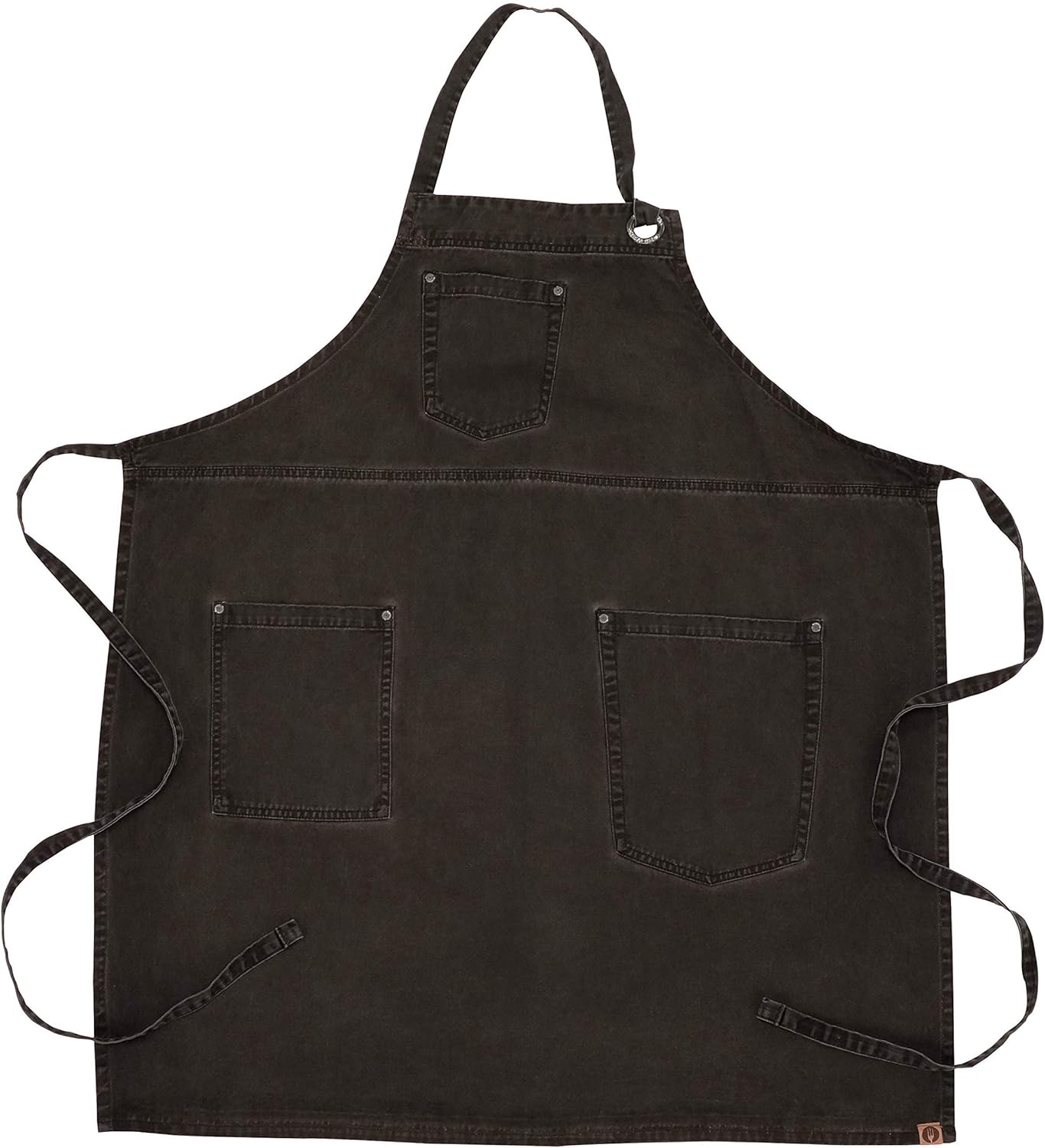 Chef Works Unisex Dorset Bib Apron, Pewter, One Size: Clothing