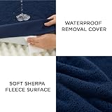 Bedsure Large Dog Bed Washable Orthopedic Mattress Navy 91x69x7.6cm view 5
