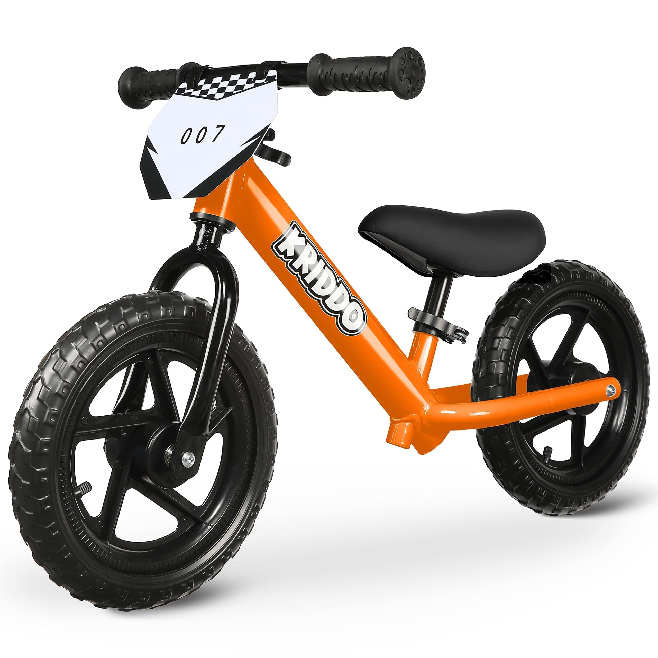 Photo 1 of KRIDDO Toddler Balance Bike 2 Year Old, Age 18 Months to 5 Years Old, 12 Inch Push Bicycle