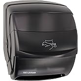 San Jamar Integra Paper Towel Dispenser, Fits All Core Sizes, Wall Mounted Manual Lever Dispenser Made with Durable Plastic, 