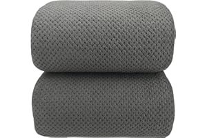 YTYC Towels,39x78 Inch Oversized Bath Sheets Towels for Adults Luxury Bath Towels Extra Large Sets for Bathroom Super Soft Microfiber Shower Towels 80% Polyester (Charcoal Grey,2)