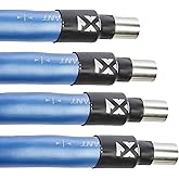 NVX XWF04PK 4 Pack of 1/0 AWG Ferrule with NVX Heat Shrink | For 1/0 Gauge AWG Wires