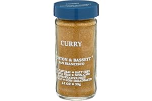 Morton & Bassett Curry Powder, 2.3 oz – Non-GMO, Salt-Free, Bold and Flavorful Blend for Curries, Stews & Indian Dishes