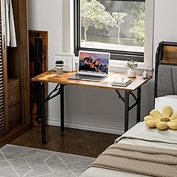 TEMI Small Computer Desk Folding Table - No