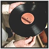 eletecpro 12.5x12.5 Aluminum Record Frame with