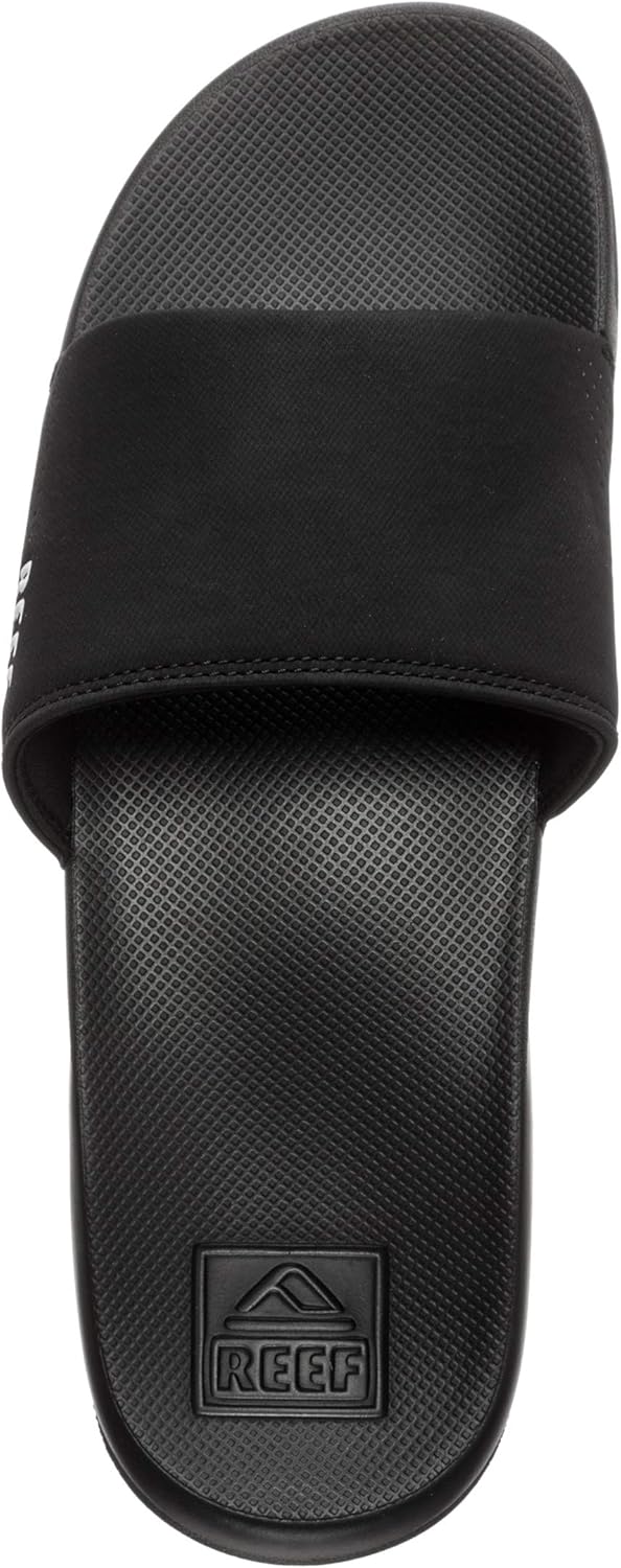 REEF Men's Flip Flop Slide Sandal, Black: Shoes