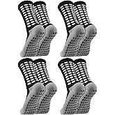Jspupifip Grip Soccer Socks Non Slip Men's Athletic Socks for Football Basketball Sports