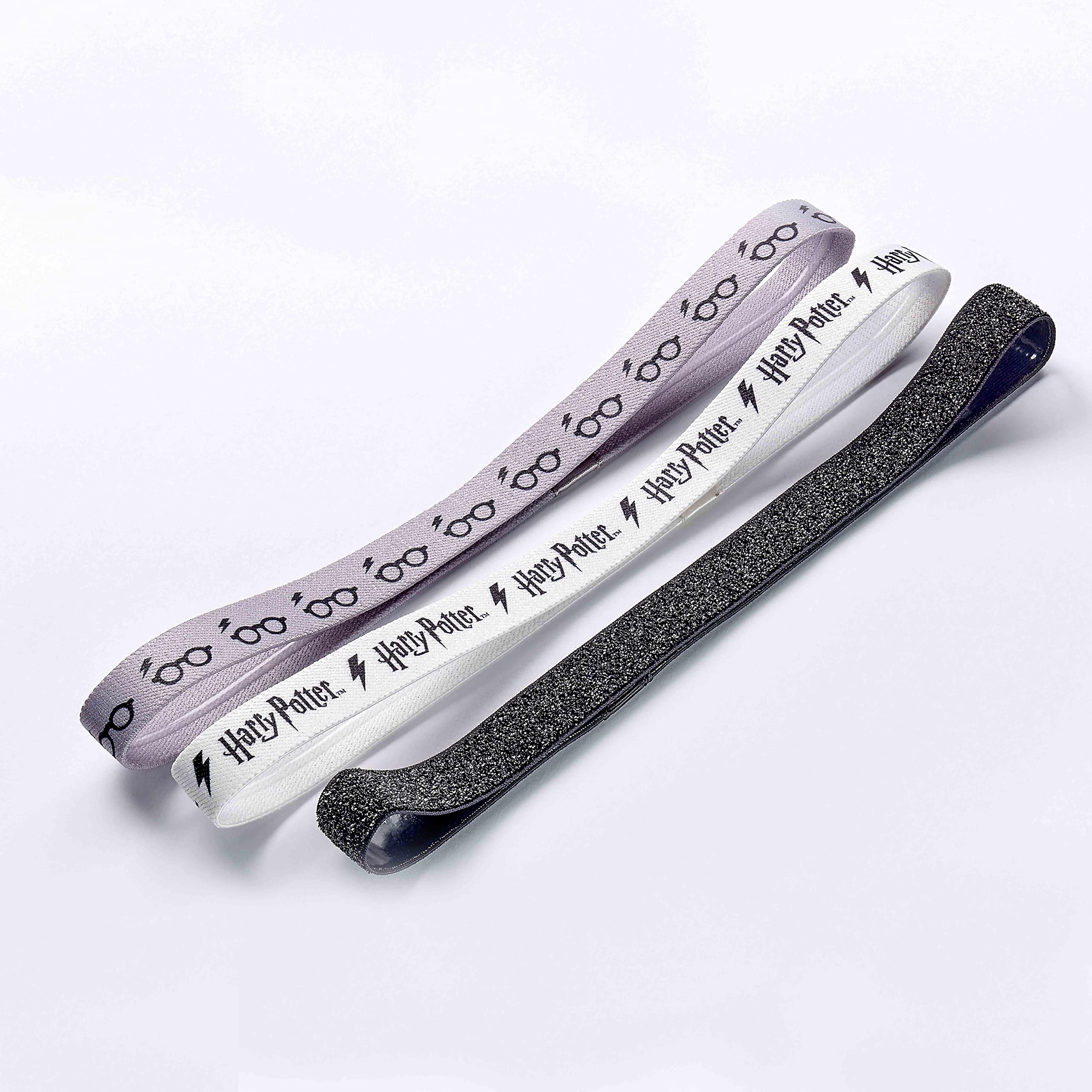 Official Harry Potter Logo Elastic Headband Set by The Carat Shop