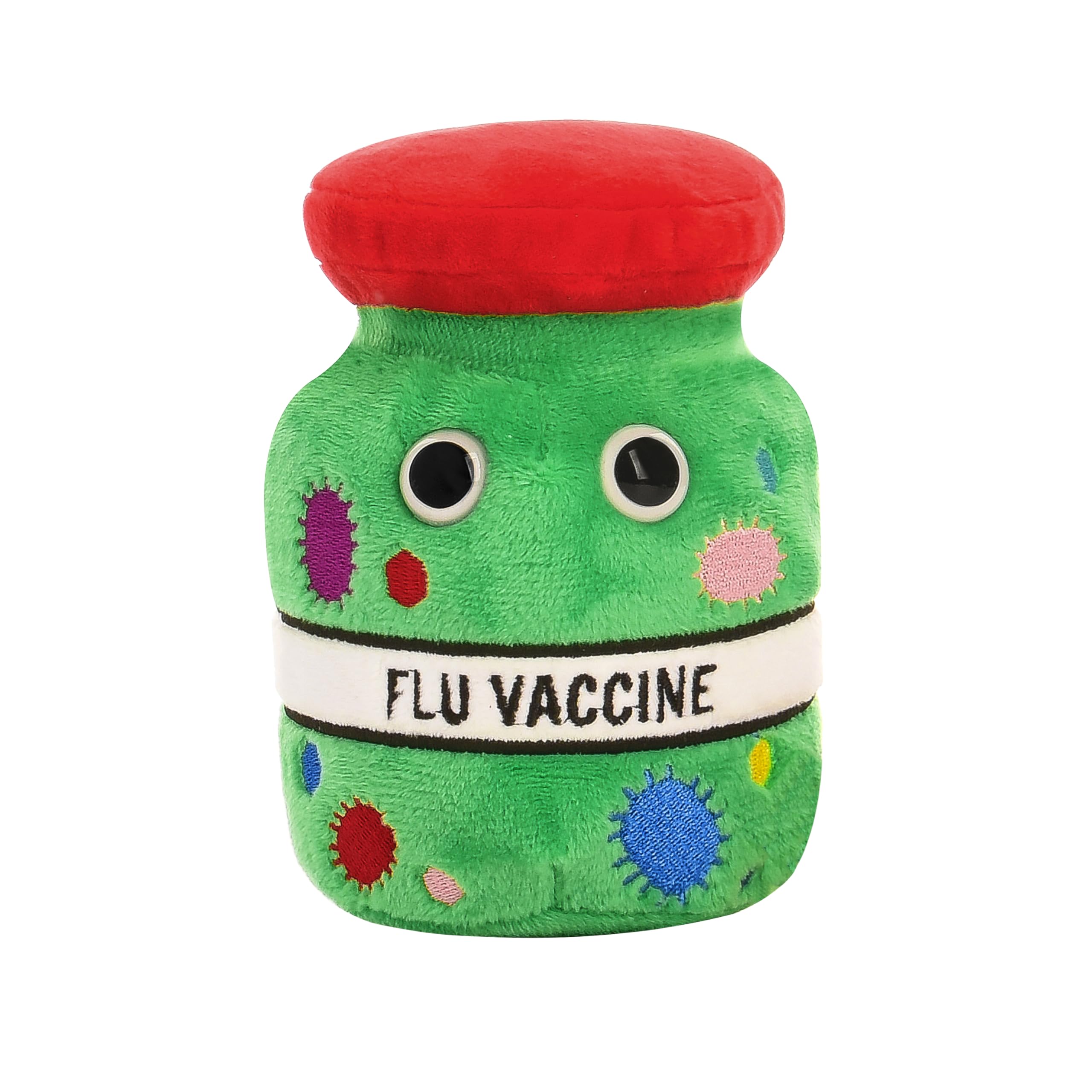 Giant Microbes Flu Vaccine Original Plush Soft Toy Educational Gift 13cm