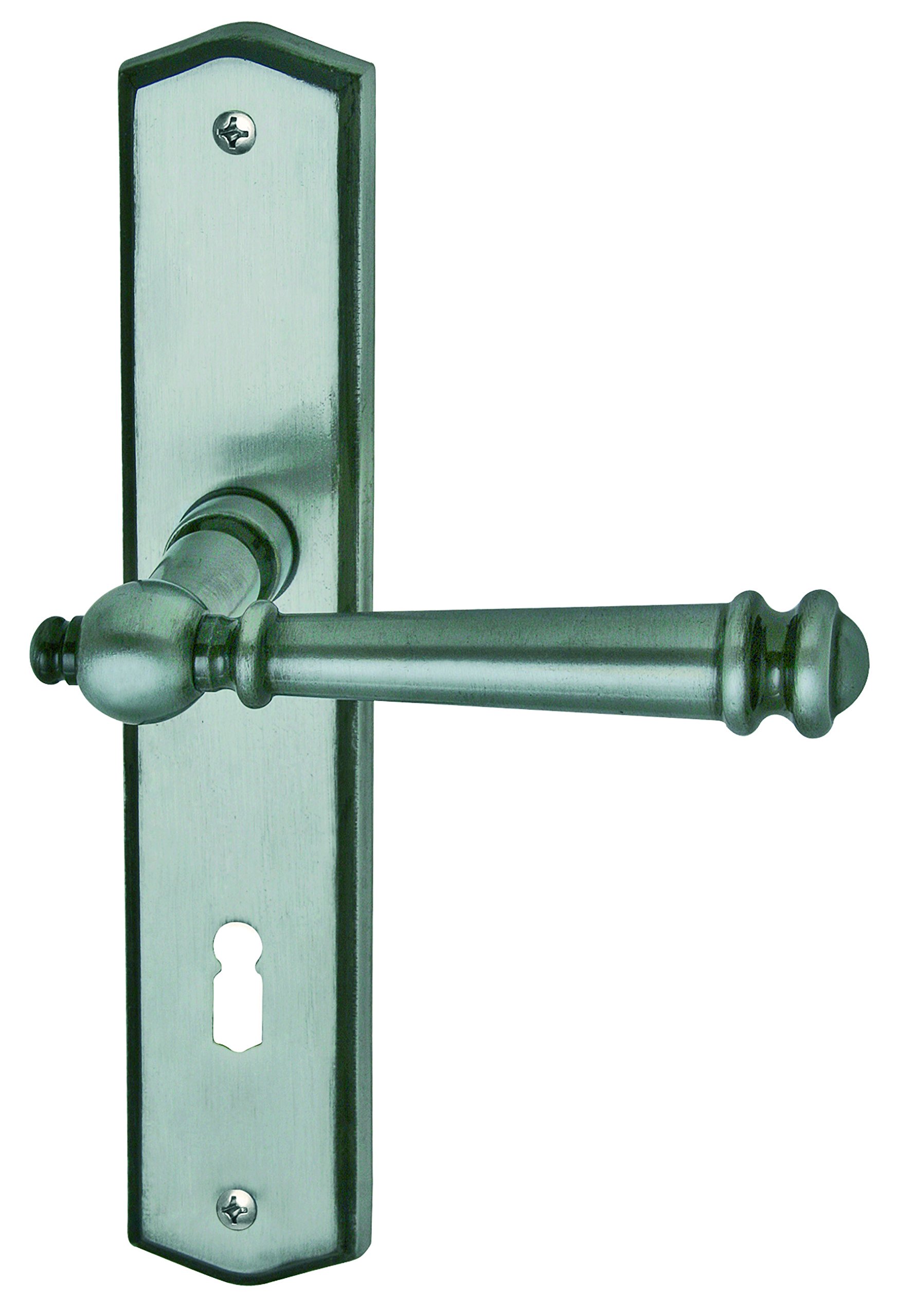 ALPERTEC Mount Blance LS Brass Coloured – for Interior Doors Door Handle Set Door Fittings Door Handle, Steel Grey, 32873003