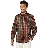 U.S. Polo Assn. Men's Long Sleeve Yarn-Dye Peached Poplin Woven Shirt