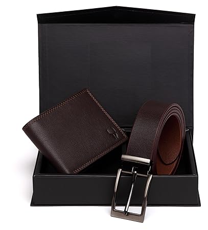 WildHorn Brown Mens Wallet (GIFTBOX204)