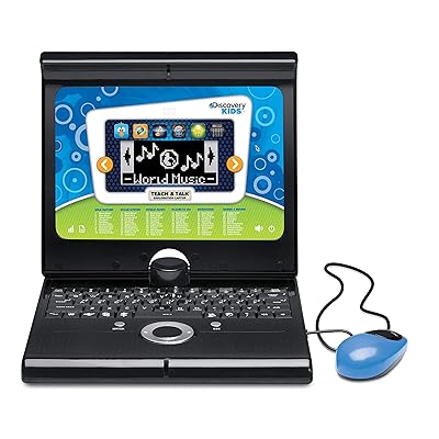 Discovery Kids Teach 'n' Talk Exploration Laptop, Blue