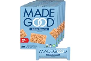 MADE GOOD MadeGood Crispy Squares, Vanilla (36 Count) Gluten Free Snacks