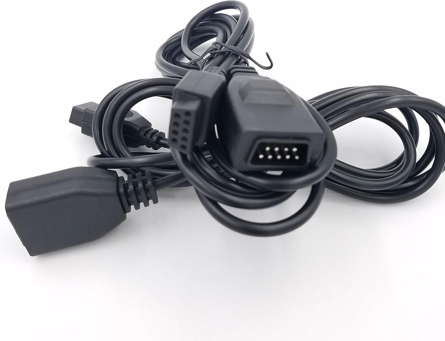 eLUUGIE 2 Packs 6ft Replacement Extension Cord Cable for Sega Genesis 2/3 Controller Extension Cord: Home Audio & Theater