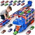 Dinosaur Truck Toys For Kids 3-6 Years, Tyrannosaurus Transport Car Carrier 10 Dino Figures Activity Play Mat Eggs Capture Jurassic Set Boys Girls