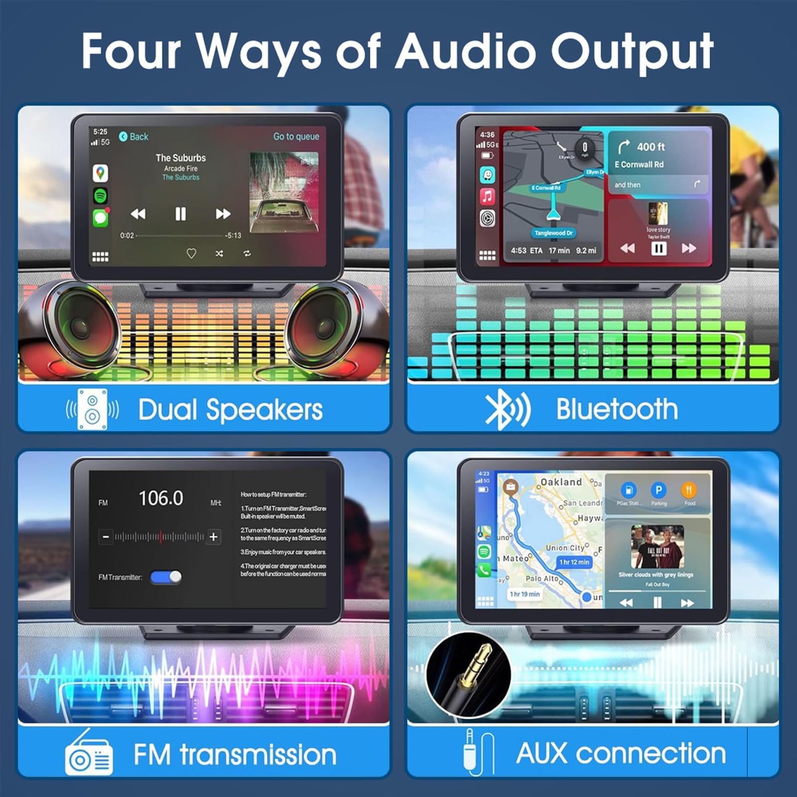 Carplay Screen for Car, 7