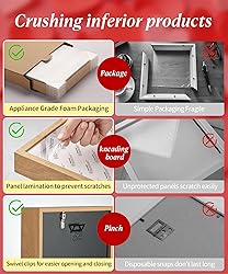 MUXIUNT 12×16 Shadow Box Picture Frame Display