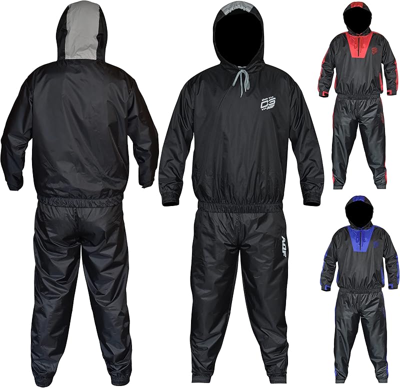 AQF Heavy Duty Sauna Sweat Track Suit Size Medium Men Women