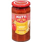 Mutti Parmigiano Reggiano Cheese Rossoro Tomato Pasta Sauce 24oz | 1 Pack | Italy&rsquo;s #1 Tomato Brand | No Added Sugar | Vegan Gluten Free Italian | No Additives No Preservatives | Imported from Italy