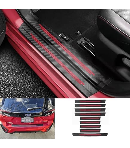 XINLIYA 4PCS Car Door Threshold Protection Stickers, Auto Self-Adhesive - View #10