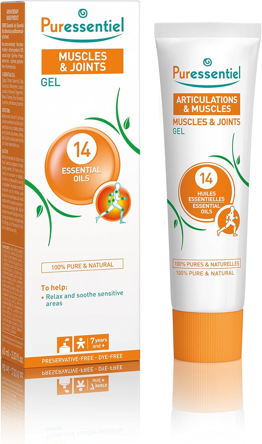 Puressentiel Muscles and Joints Gel 60 ml Naturally soothe & relax