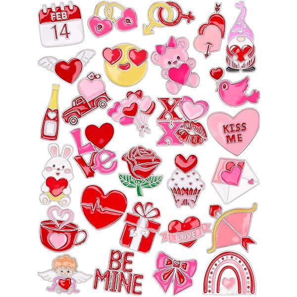 Amazon.com: CraftyDream 40 Pcs Flower Enamel Pins Bulk  display picture 1