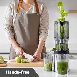 AMZCHEF Cold Press Juicer, Juicers Machines