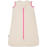 HALO Sleepsack Ideal Temp, Baby Wearable Blanket, TOG 1.0, Oatmeal/Pink, Medium