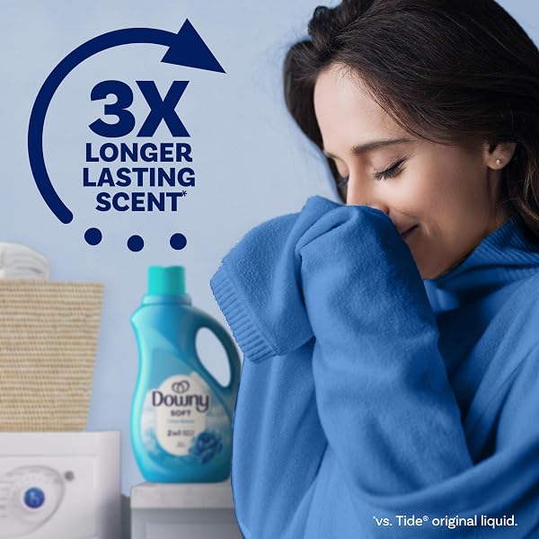 DOWNY FABRIC SOFTENER LIQUID, CLEAN BREEZE SCENT, 44 FL OZ, 60 LOADS