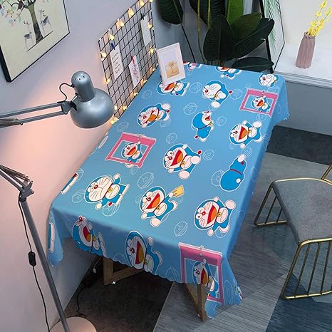 Amazon リマン漫画ドラえもんテーブルクロス新鮮な防水ドラえもん猫デスクテーブルクロスデジタル印刷 テーブルクロス オンライン通販