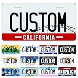 Metal Custom License Plate for Texas - 6x12 Inch