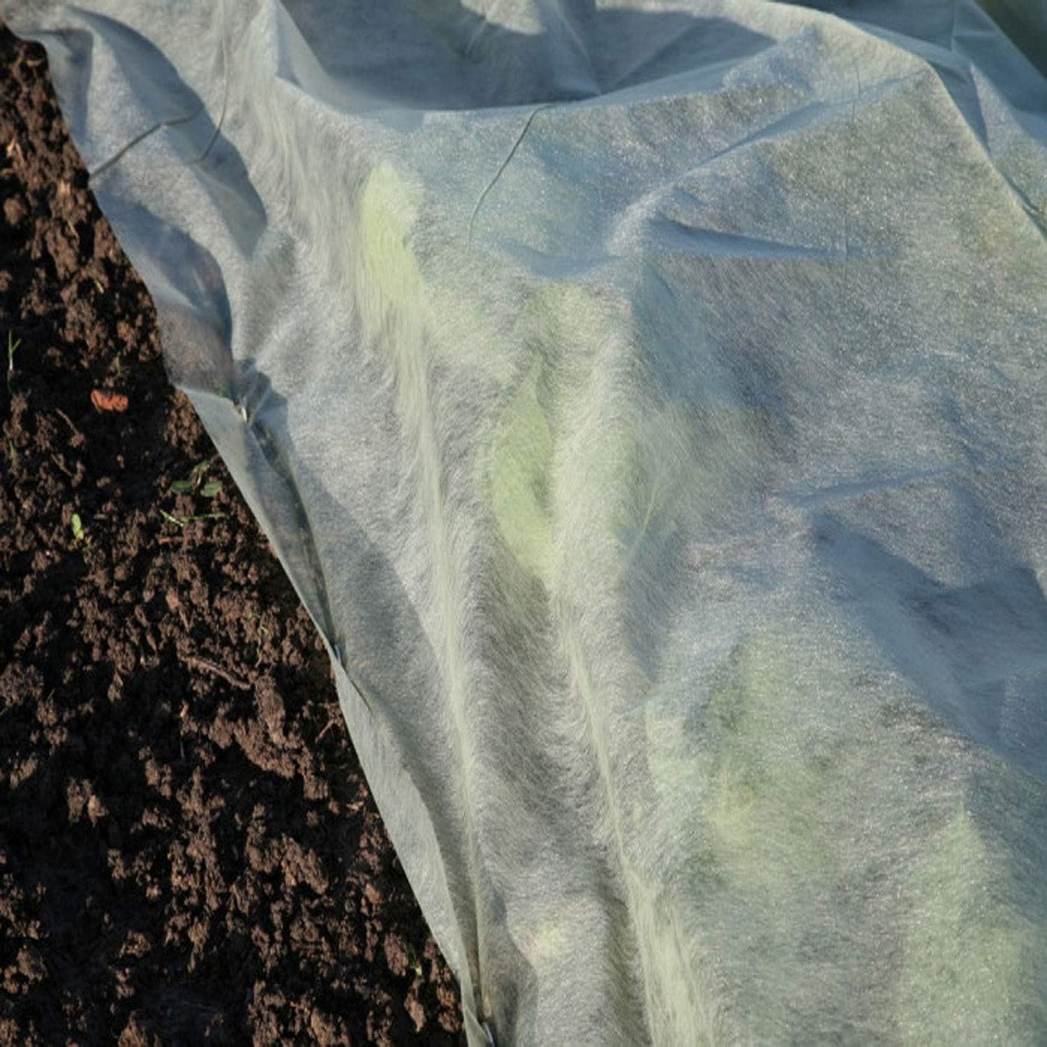 KAHEIGN 2 x 10M Plant Frost Protection Fleece, 30gsm Garden Fleece Plant Antifreeze Cloth Winter Plant Protection Fabric - Image 5