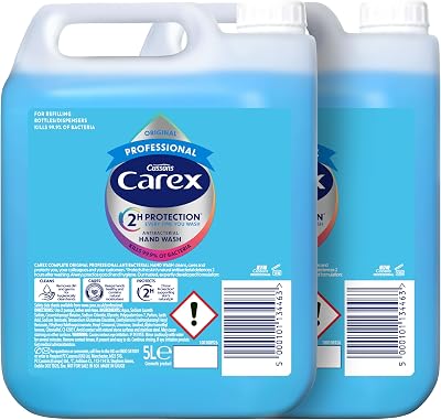 Carex Original Professional Antibacterial Hand Wash 2 x 5L Bulk Refill
