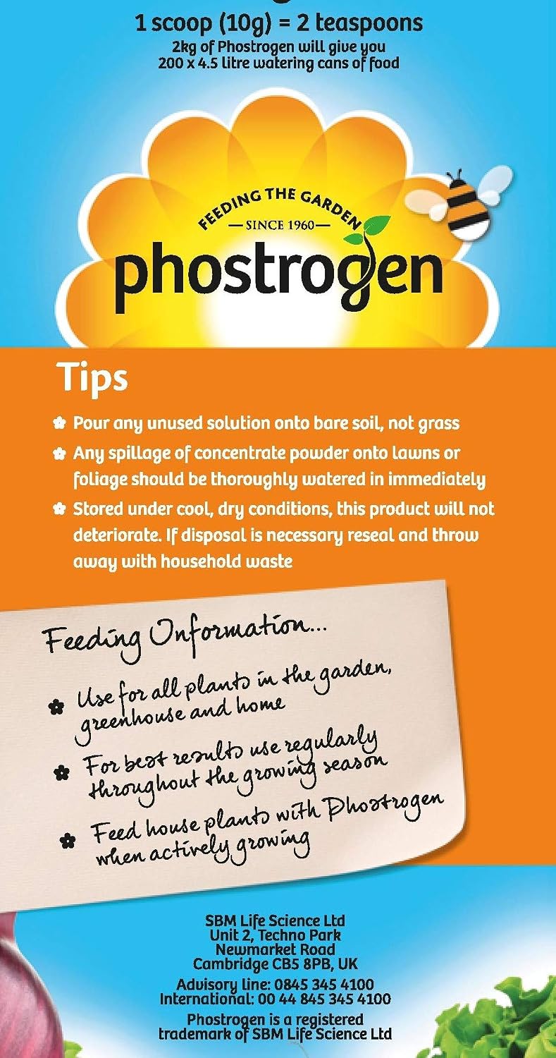 Phostrogen All Purpose Plant Food, 2kg, Plant and Edibles Fertiliser Feed, for Promoting Healthy Growth - Image 3