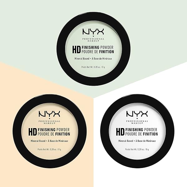NYX PROFESSIONAL MAKEUP HD FINISHING POWDER, PRESSED SETTING POWDER – MINT GREEN
