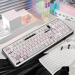 COOMICKEY MOA Profile Cute Keycaps, 134 Keys PBT