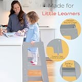 Stepup Baby Toddler Tower Adjustable Step Grey Montessori Stand Kid Stool view 3
