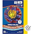 PACON Tru-Ray Construction Paper, 9-Inches by 12-Inches, 50-Count, Yellow (103004)
