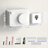 Mustorn Retractable Washing Line Outdoor 4.2 m Wall Mounted White view 6