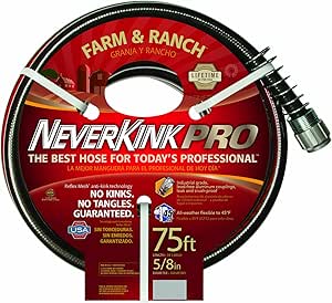 Apex 8846 -75 NeverKink Series 4000 Farm and Ranch-Pro Hose, 5/8-Inch