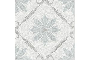 FloorPops Jamila Grey Peel and Stick Floor Tiles, FP6300