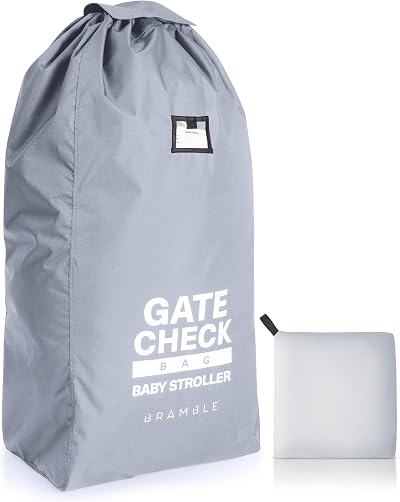 Bramble Large Stroller Bag Cover for Airplane Grey 116x53x34cm