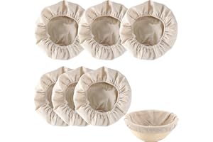 KONGDY Banneton Basket Cloth liner, Sourdough Baking Dough Basket Cloth Liner (Round)