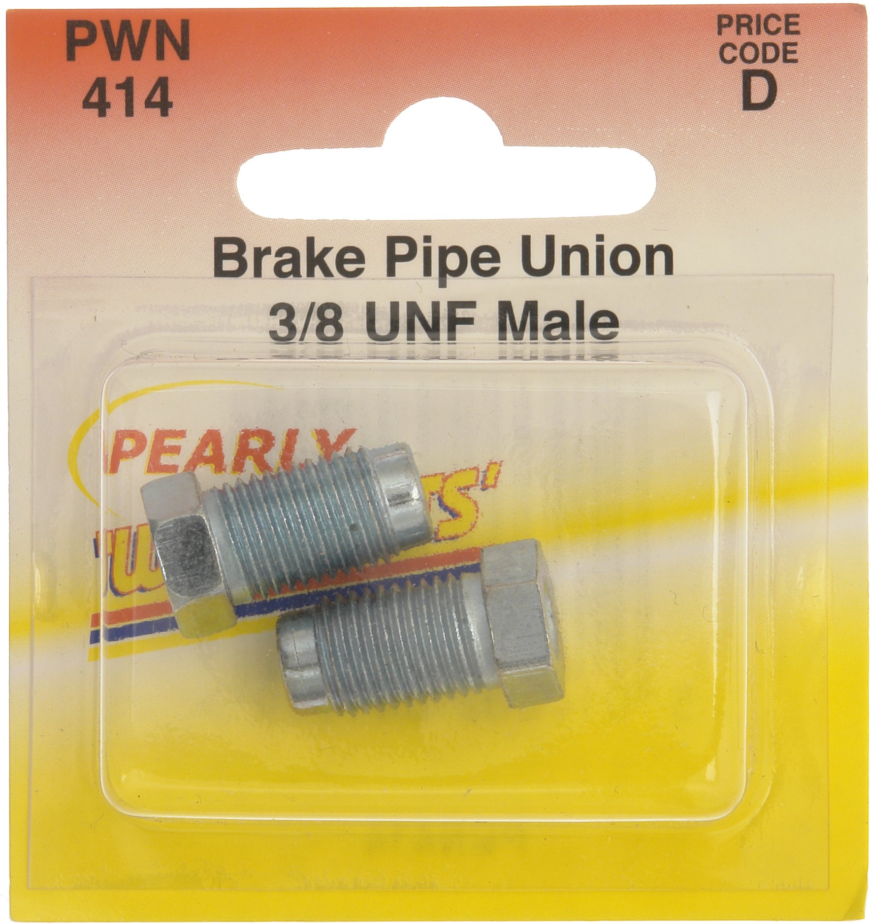 Pearl PWN414 Brake Pipe Male Unions 3/8-inch
