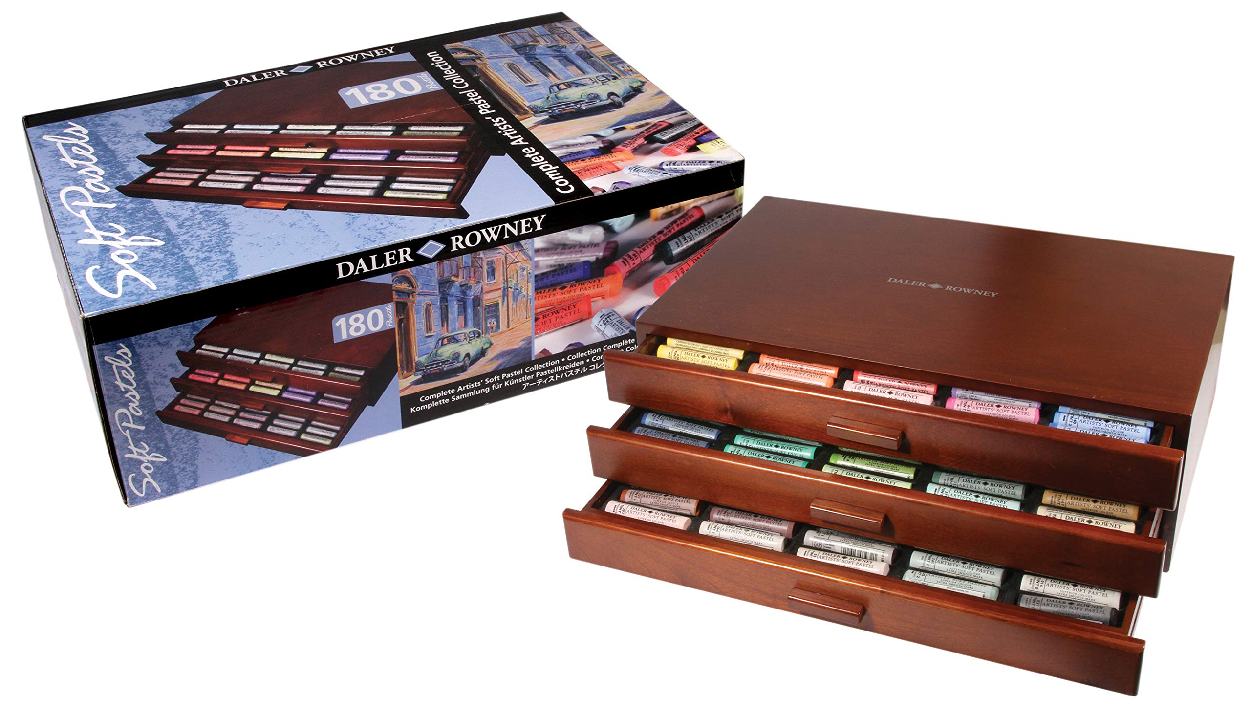 Daler Rowney Pastel Wooden Box Set, 153900180