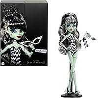 Monster High x Barbie Frankie Stein Doll with Original Barbie-Inspired Swimsuit and Solo in The Spotlight Black Evening Dress