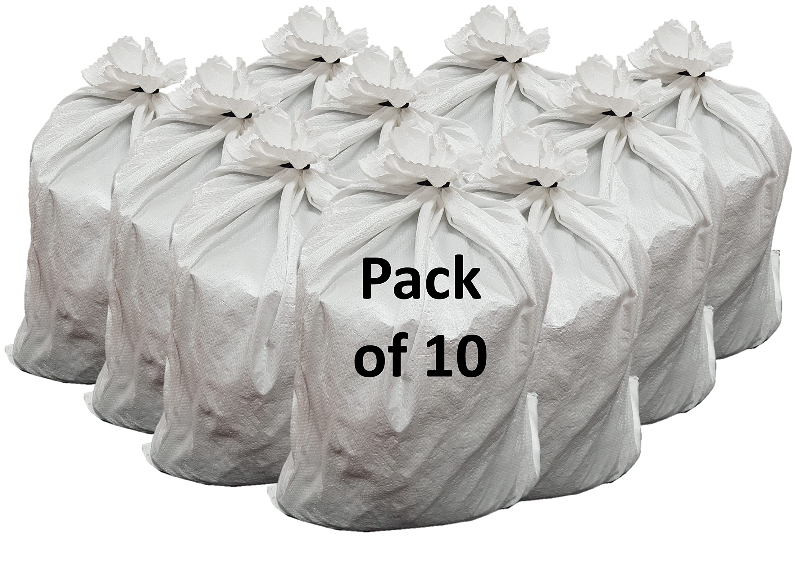 Britten and James Woven Builders Rubble Sack (Pack of 10). Strong Builders Bag for DIY, Building and Gardening. 80cm x 50cm